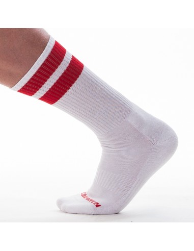 Chaussettes Gym Socks Blanc-Rouge