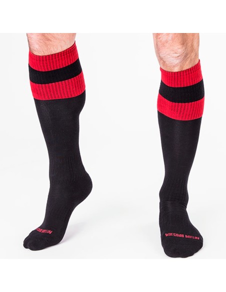 Chaussettes FOOTBALL SOCKS Noir-Rouge Chaussettes FOOTBALL SOCKS Noir-Rouge