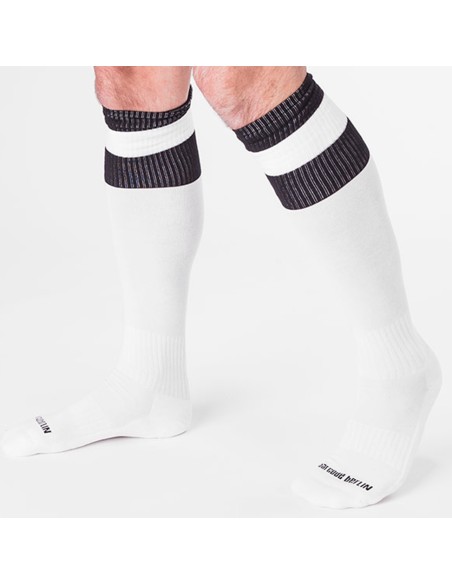 Chaussettes Football Socks Blanc-Noir Chaussettes Football Socks Blanc-Noir
