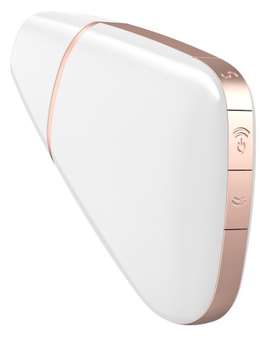 Stimulateur de clitoris connecté Love Triangle Satisfyer Blanc