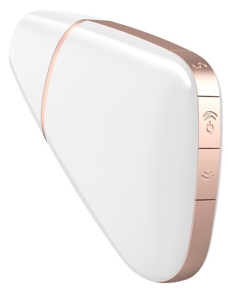 Stimulateur de clitoris connecté Love Triangle Satisfyer Blanc