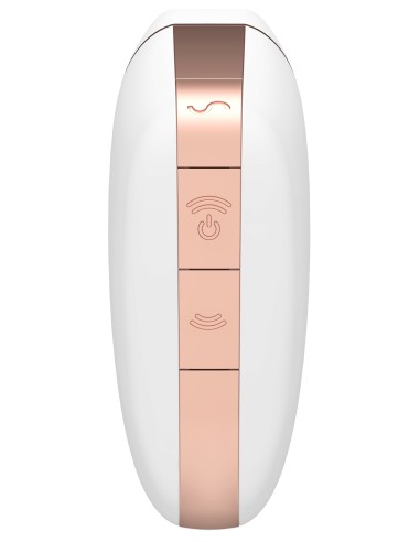Stimulateur de clitoris connecté Love Triangle Satisfyer Blanc