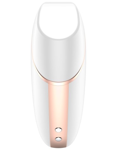 Stimulateur de clitoris connecté Love Triangle Satisfyer Blanc