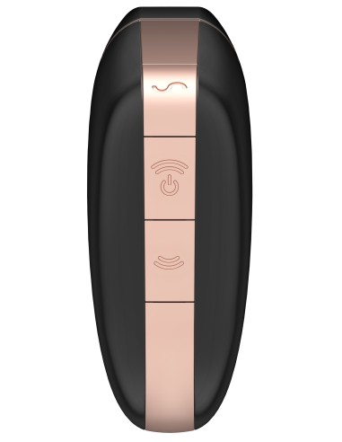 Stimulateur de clitoris connecté Love Triangle Satisfyer Noir