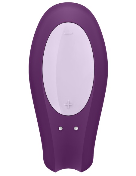 Stimulateur connecté Double Joy Satisfyer Mauve