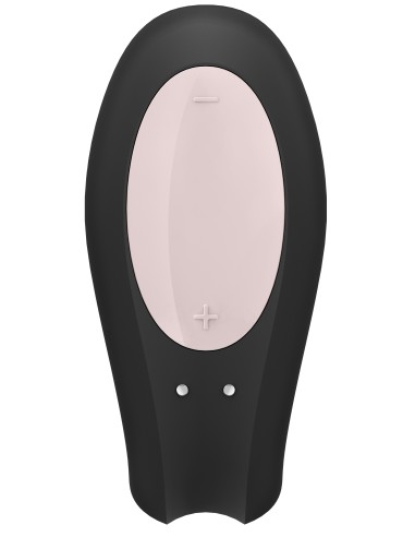 Stimulateur connecté Double Joy Satisfyer Noir