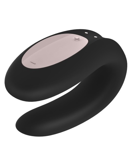 Stimulateur connecté Double Joy Satisfyer Noir