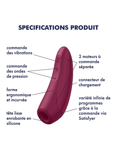 Stimulateur de clitoris CURVY 1+ Rose