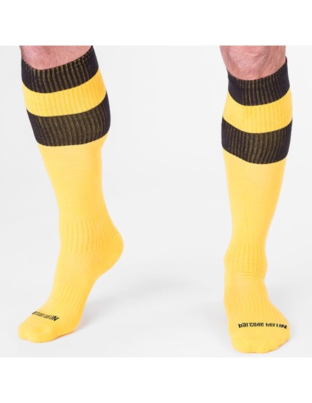 Chaussettes Football Socks Jaune-Noir Chaussettes Football Socks Jaune-Noir