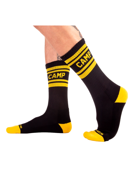 Chaussettes Camp Socks Noir-Jaune Chaussettes Camp Socks Noir-Jaune