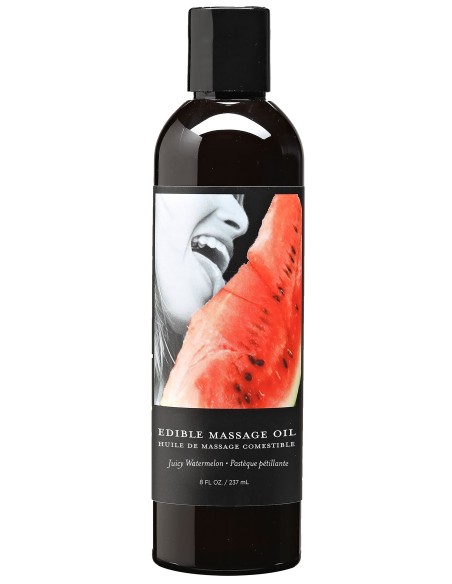 Huile de massage comestible Pastèque 237ml