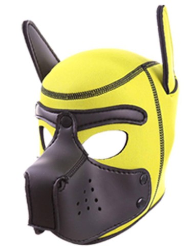 Cagoule PUPPY Néoprène Jaune-Noir
