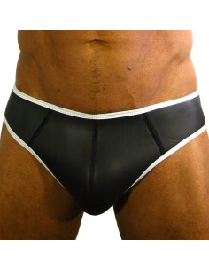 Jockstrap Néoprène Noir-Blanc