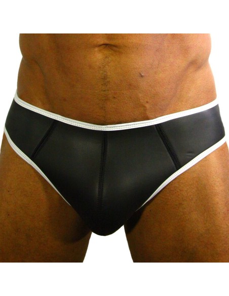 Jockstrap Néoprène Noir-Blanc Jockstrap Néoprène Noir-Blanc