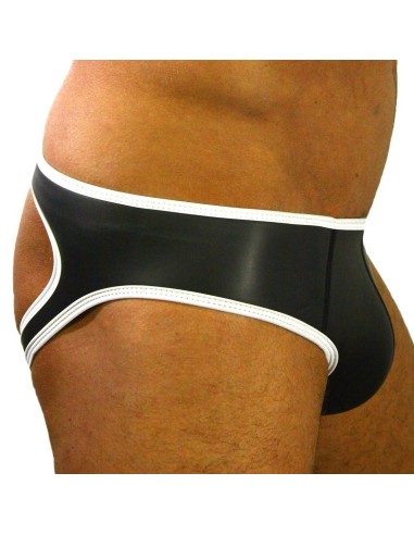 Jockstrap Néoprène Noir-Blanc