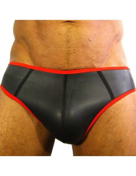 Jockstrap néoprène Noir-Rouge Jockstrap néoprène Noir-Rouge