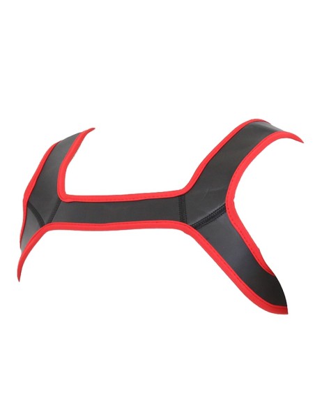 Harnais en néoprène Neo Harness Noir-Rouge