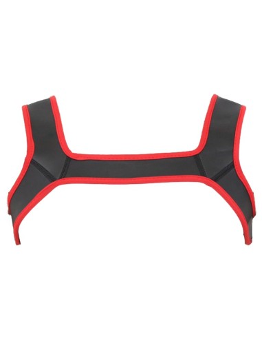 Harnais en néoprène Neo Harness Noir-Rouge