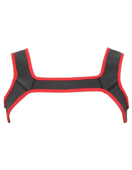 Harnais en néoprène Neo Harness Noir-Rouge