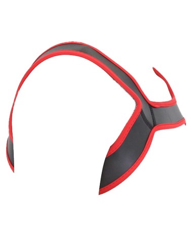 Harnais en néoprène Neo Harness Noir-Rouge