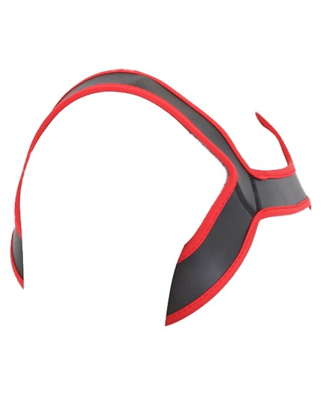 Harnais en néoprène Neo Harness Noir-Rouge