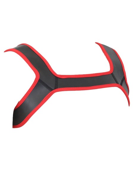Harnais en néoprène Neo Harness Noir-Rouge