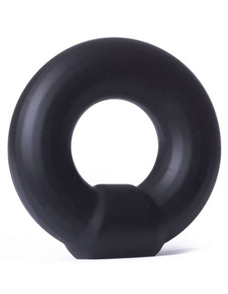 Cockring en silicone Knob noir Cockring en silicone Knob noir