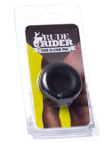 Cockring en silicone Knob noir