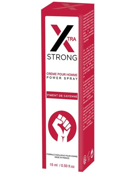 Crème de pénis X Strong Piment 15ml