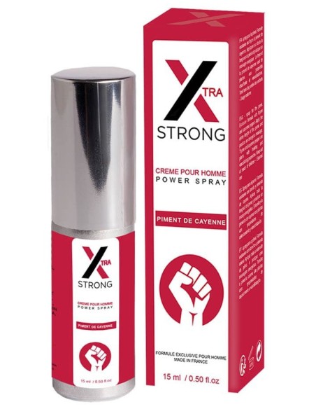 Crème de pénis X Strong Piment 15ml