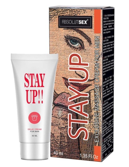 Crème de pénis Stay Up Menthe 40ml - Retarder l'Éjaculation - 2