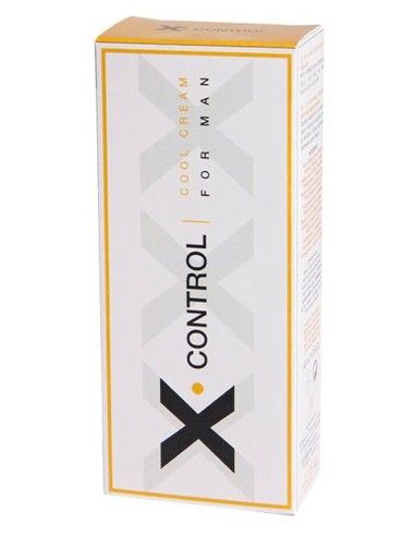 Crème de pénis X Control Menthe 40ml - Retarder l'Éjaculation - 2