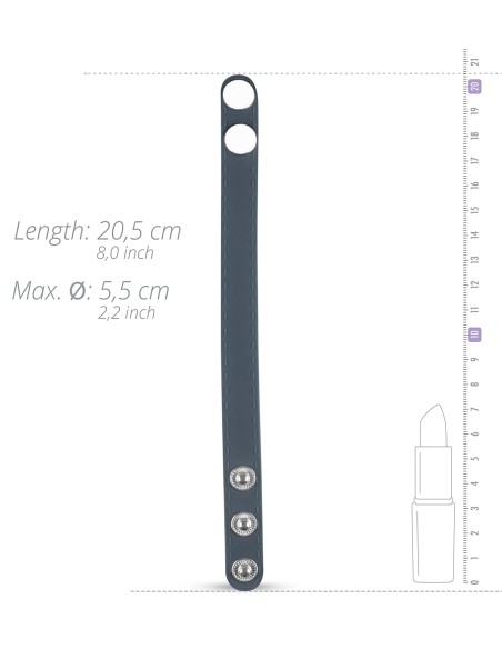 Cockring Cock Strap 15mm Noir