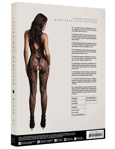 Combi sexy Criss Cross Neck Noir