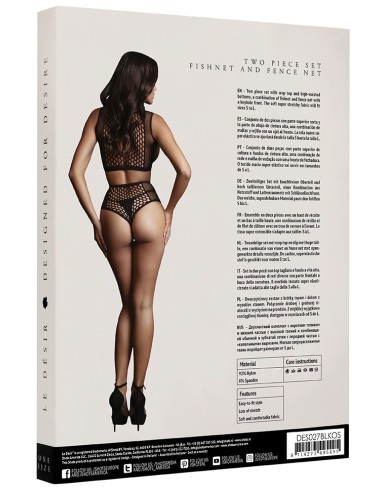 Ensemble Net Key Hole Noir