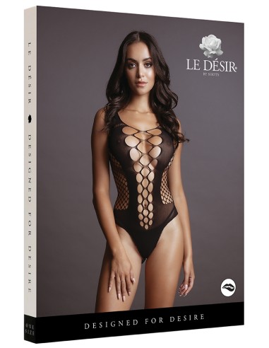 Body Fence Net Teddy Noir