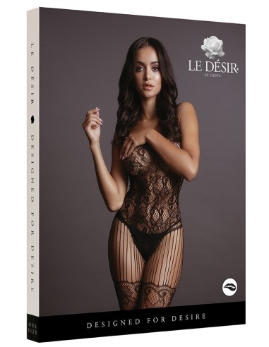 Combin sexy Lace Fishnet Noir