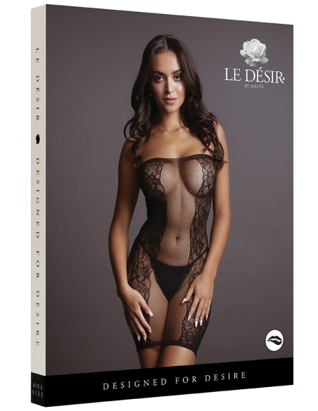 Robe sexy Strapless Noir