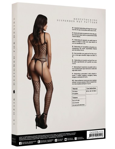Combi sexy Fence Net Noir