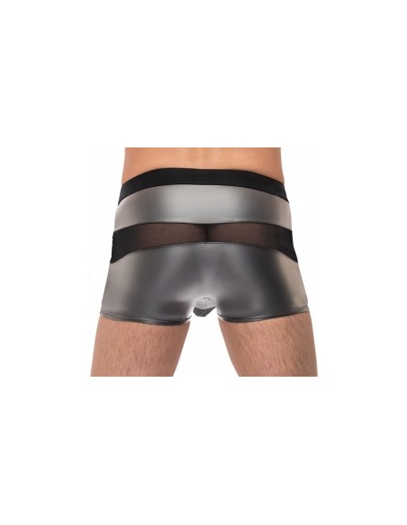 Boxer sexy IRON CLAD Noir-Argenté Boxer sexy IRON CLAD Noir-Argenté
