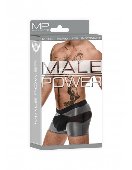 Boxer sexy IRON CLAD Noir-Argenté Boxer sexy IRON CLAD Noir-Argenté