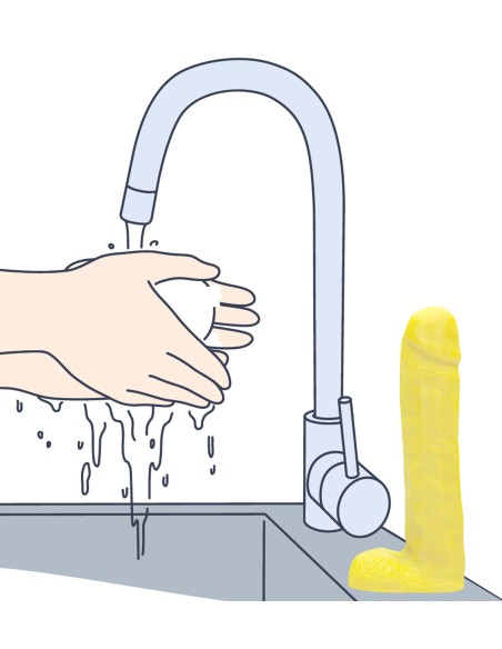 Savon pénis Dicky Soap jaune Savon pénis Dicky Soap jaune