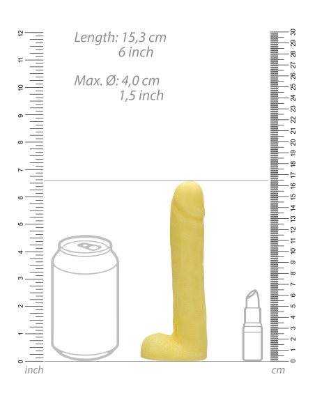 Savon pénis Dicky Soap jaune Savon pénis Dicky Soap jaune