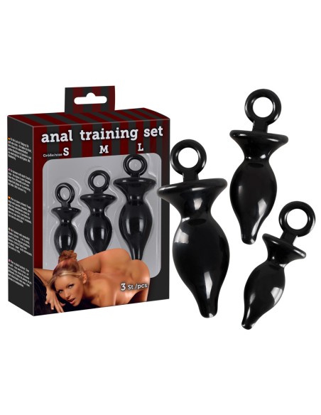 Pack de 3 plugs Tet Ass Noirs Pack de 3 plugs Tet Ass Noirs