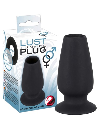 Plug Tunnel en silicone Lust 10 x 5cm
