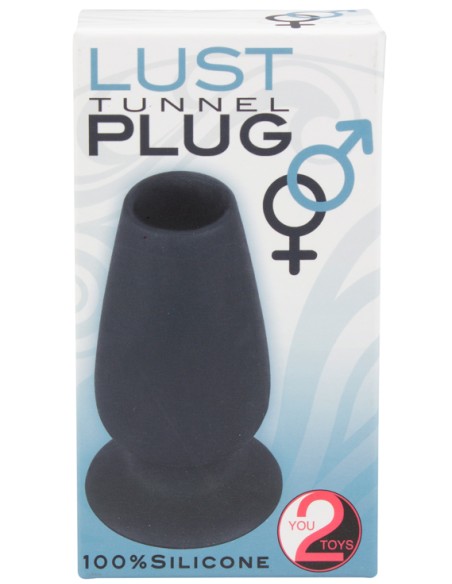 Plug Tunnel en silicone Lust 10 x 5cm