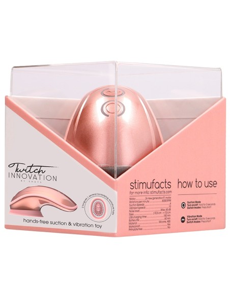 Stimulateur de clitoris TWITCH Rose