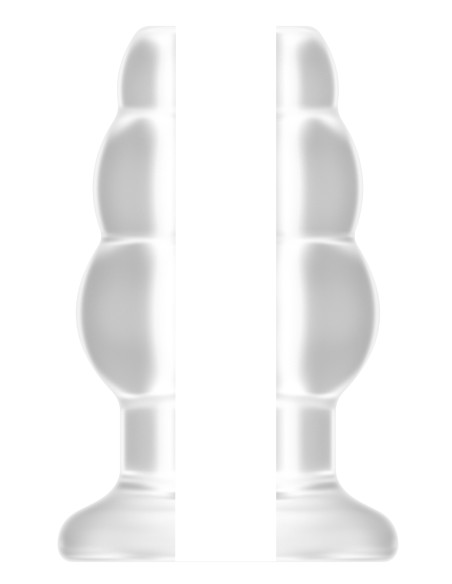 Plug Tunnel Hollow Sono n°50 - 8.5 x 5.7 cm Transparent