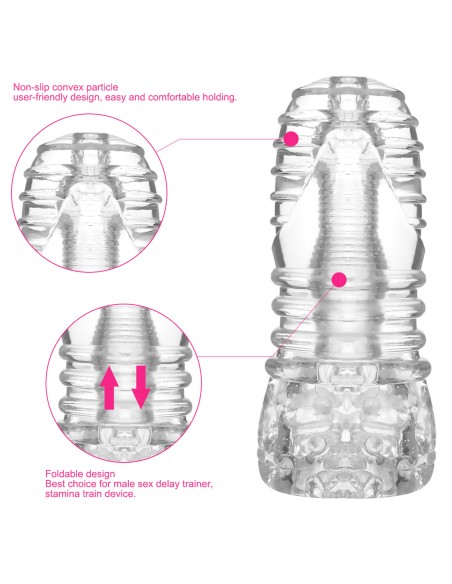 Masturbateur Super Stretch Sono N°68 Transparent