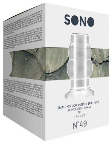 Plug Hollow Sono N°49 - 6.5 x 4.3 cm Transparent